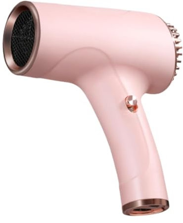 Asciugacapelli da viaggio senza fili, piccolo, asciugacapelli per la cura dei capelli, leggero, potente per la cura dei capelli ad asciugatura rapida