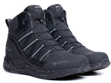 TCX - Speedtrek Gore-Tex, Scarpe Moto Casual, Scarpocino Moto Urbano, per Uomo, Nero/Nero, 44