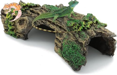 JOZMMZEOOA Aquarium Wurzel Echtholz,Kunstharz Treibholz Höhle Aquarium Deko Zubehör 16 * 8 * 5 cm Garnelen Versteck Simulation Baumstamm Holz Polyresin Landschaft,für Kleine Und Mittelgroße Aquarien