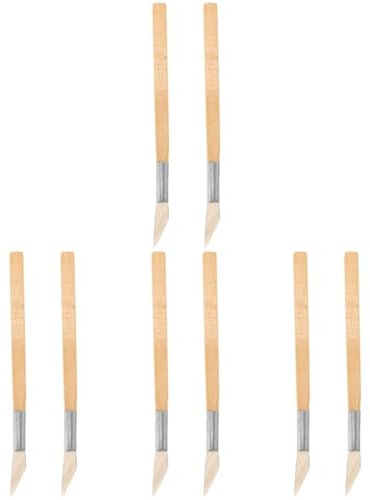 Lurrose 4 Sätze Poliermesser Achat Polierer Für Blattgold Kleine Küchengeräte Linkshänder Dosenöffner Multifunktionswerkzeug Multi Tools Schmuck Diy-tool Polierwerkzeug Bambus 2 Stück * 4