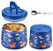 Itslife Boîte Alimentaire Isotherme, 420ml Thermos Alimentaire Chaud en Acier Inoxydable Enfant, Boite Isotherme Repas Chaud avec Cuillère, Lunch Box pour Picnic, Ecole et Bureau, Dinosaure