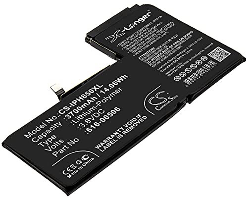 Eotdoo Batería de repuesto para applee A1921, A2014, A2100, A2101, A2102, A2103, 1phone 11.4, 1phone Xs Max, Número de pieza: 616-00506, 3700mAh