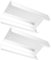 Warmhm 2pcs Hanging Mason Jar Storage Rack for Food Organization under Cabinet 3.9in Wide Mouth Adjustable Canning Jar Holder Sturdy Metal Bracket for Kitchen Shelves