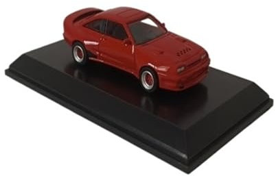 Mini Auto Spielzeug 1/18 Für Opel Manta B Mattig Rot Harz Automodell Kleinfahrzeug Realistische Details Ausstellungsstück Wohnkultur