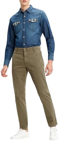 Levi's Men's Xx Chino Standard Ii Trousers, Bunker Olive Shady Gd B, 36W / 32L