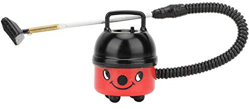 MAGT Aspirateur pour maison de poupée 1/12, jouet en plastique réaliste/fonctionnel, rouge