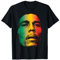Bob Marley Official Rasta Fade Gradient Face T-Shirt
