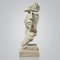 fazhongfa Denker Statue – Stille ist Gold, Moderne Dekoration, kreative abstrakte Kunstfigur, Harzskulpturen, Dekoration, Zimmer, Zuhause, Arbeitszimmer, Büro für Männer, Desktop-Ornament (Sandstein)