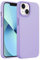 JETech Silicone Case Compatible with iPhone 13 6.1-Inch, Silky-Soft Touch Full-Body Protective Case, Shockproof Cover with Microfiber Lining (Light Purple)