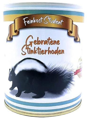 Gebratene Stinktierhoden aus der Dose, Scherzarktikel, Lustige Geschenkidee, Party-Brüller, Spaßgeschenk,Halloween, Geburtstagsgeschenk