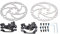 Bicycle Disc Brake Kit Front: F160-R140 Rear: F180-R160 Calipers 2pcs 160mm Rotors Premium Alloy Disc Brake Sets for BlackBicycles and spare parts