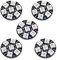 DIYmall 7 X WS2812B RGB LED Ring 7 Bits WS2812 5050 Lamp Light with Integrated Drivers, Full Color, Individually Addressable for Arduino ESP8266 Raspberry Pi ESP32 (Pack of 5pcs)