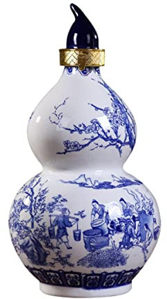 Distributore Di Vino in Ceramica Unico A Forma Di Zucca Adatto Per Brandy Whisky Vodka Finitura Liscia