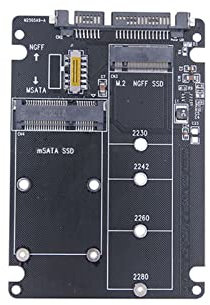 Adaptateur M.2 NGFF vers SATA MSATA 3.1 convertisseur pour disque dur 2,5