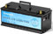 KEPWORTH Bluetooth LifePo4 Akku 12v 120ah Autobatterie mit BMS Deep Cycles für Wohnmobil, Boot, Camping oder Solaranlage inkl. Ladegerät / 5 Jahre Garantie…