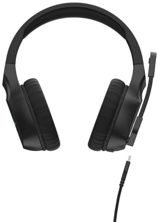 uRage Gaming-Headset SoundZ 710 7.1 V2, kabelgebundene Multi-Plattform Kopfhörer für PS5/PC, Over-Ear, in schwarz