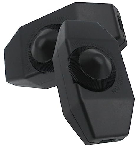 Angoily Dimmerschalter Für Led-licht 2 Stück Drehdimmer Mini-schalter Mini-controller Dimmer Lampendimmer Led-streifen Dimmer Dimmer Für Lichterkette Led-lichtmodulator Helligkeit Schwarz Zum Drehen