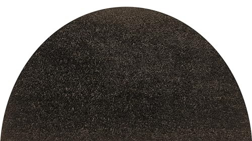 Markotex Zerbino Cocco Fibra Naturale e in Gomma Riciclata (33x60, 33x70,40x70, 40x80, 40x90, 50x100, 60x120, 70x140) (Marrone Unito, Mezzaluna 40x70)