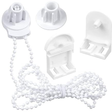 Luckious Brand Plastic Roller Blind Repair Kit - Child-Safe 25mm Spare Replacement Kit for Roller Blinds, Ideal Roller Fittings for Curtain Rods and Blackout Brackets