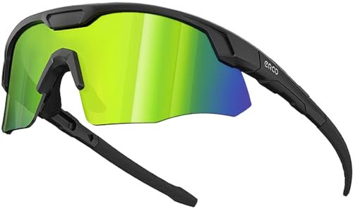 ER00 S598 Wrap-Around Radfahren Sonnenbrille, Laufen Golf Volleyball MTB Ski wandern Outdoor-Sportarten ANSI Z87.1