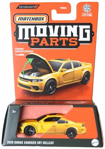 Matchbox 2020 Dodge Charger SRT Hellcat Bewegliche Teile [Gelb]
