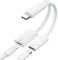 AXFEE USB C Klinke Adapter, Typ C Aufladung und Light-ning Kopfhörer Adapter mit DAC Chip - Kompatibel mit I-Phone 15/Pro/Max, Samsung Galaxy, Android Telefon