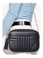 Lotus Karen Crossbody Bags for Women Trendy Small Crossbody Purse for Women Triple Zip Cell Phone Leather Handbag (Black Color)