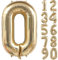 40 Zoll Gold Luftballon Zahlen 0 Hellgold Ballons 0 Champagner Gold Ballon 0. Geburtstag Deko Weißgold Folienballon Zahl 0 Riesenzahl Ballon 0 Party Hochzeit Kindergeburtstag Geburtstag (Nummer 0)
