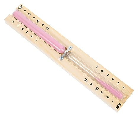 Amosfun Horloge De Sauna en Bois avec Sablier Et Minuteur Design Élégant Verre Chauffant pour La Relaxation