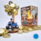 WIRKSAM WERBEN Bierdeckelbaum magnetisch für Kronkorken o. Büroklammern, inkl. blauem ATV-Quad Modell, Geschenkidee, Partyraum & Deko, Lausitzer Quadelstamm