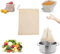 Malla para Cocer Verduras Garbanzos Lentejas y Alubias Malla 20x25cm Tela de Saco para Olla Express, Bolsas de Cocción de Legumbres, Red de Cocción en la Presión, Redes de Cocina y Alimentos