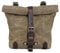Leder & Satteltaschen Motorrad Seitentasche Im Retro Stil Ölwachs Kopftasche wasserdichte Werkzeugtasche Umhängetasche Motorrad Tasche(Armeegrün)