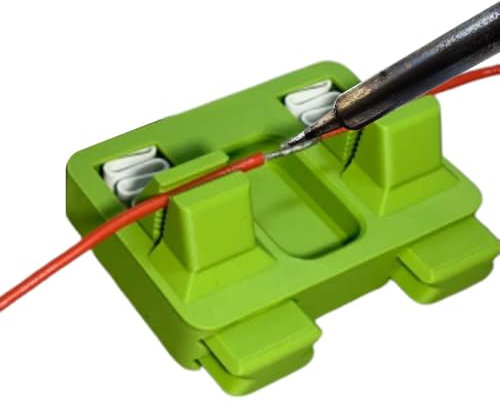 Adjustable Soldering Wire Holder - Helping Hands Soldering Station, Flexible Arms with Alligator Clips | Magnifying Glass and Soldering Iron Stand | Ideal for Precision Electronics Repair