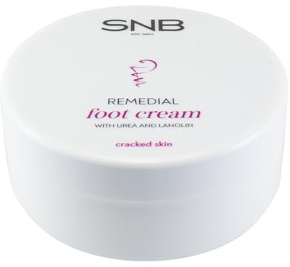 SNB Professional Regenerierende Fußcreme mit 15% Urea 75ml – Intensive Feuchtigkeitspflege für trockene und raue Haut – Enthält Glycerin – Ideal für rissige Fersen, Ellbogen und Knie