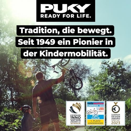 PUKY Next 12” Wheel-Set Black | 2X Luftreifen 12 Zoll | Für Kinderlaufrad ab 2-6 Jahre Laufrad Zubehör | Balance Bike Reifen | FlipChip Räder | Ersatzteile für Lernlaufrad | Robuste Bereifung