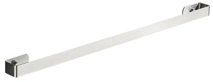 Barre porte-serviettes de bain murale,porte-serviettes de salle de bain porte-serviettes avec finition argent brossé,porte-serviettes à tige simple en acier inoxydable étagère à serviettes(Silver,50cm