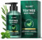 Gel douche à l'arbre à thé - Pour l'acné du dos, le pied d'athlète et les odeurs corporelles, gel douche antifongique à l'huile de menthe poivrée et à l'huile d'eucalyptus, 300 ml