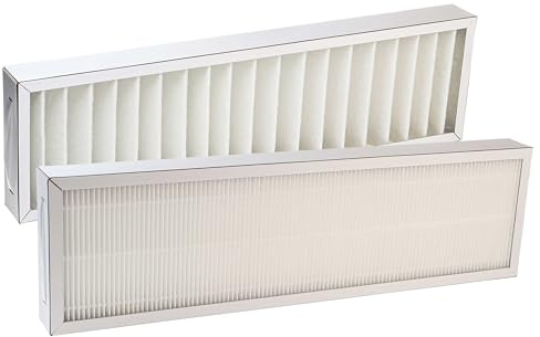 vhbw Filterset Ersatz für Pluggit APFG4-460 | APFGF7-460 für Lüftungsgerät - Luftfilter G4 / F7 (2 Stück), Weiß
