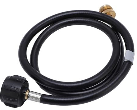 Generic Tubo di Estensione del Gas in Carburante per, Tubo di Estensione di Riso e Serbatoio in Gomma per Altissima Pressione di Riso Ad Alta Pressione per la Stufa (6 piedi)
