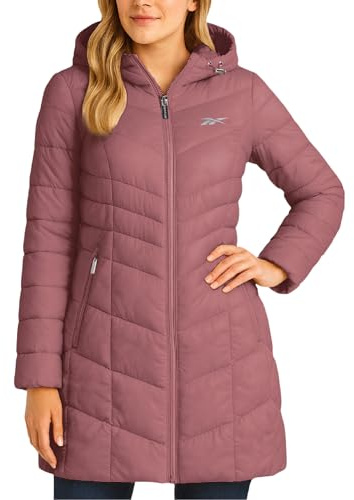 Reebok Damen L Long Glacier Jkt Gesteppte, leichte Jacken (1er Pack)