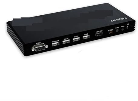 KVM Switch 4k 60Hz KVM HMI 4X1 Quad Splitter Bildschirm Multiviewer HMI KVM Quad Nahtlose Switcher 4 In 1 Out for PS4 Kamera PC zu TV Monitor