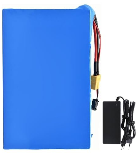 Batterie pour Vélo Électrique 36V 20Ah, Pack Batterie Li-ION 10S2P avec Chargeur Et Protection BMS Intégrée pour Batteries De Scooters Électriques 200W, 500W, 800W Et 1000W