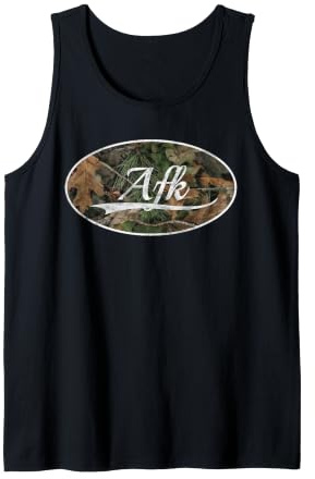 AFK Away from Keyboard Camo Vintage Gamer Style Tank Top