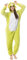 Katara 1744 -Dinosaurier grün Kostüm-Anzug Onesie/Jumpsuit Einteiler Body für Erwachsene Damen Herren als Pyjama oder Schlafanzug Unisex - viele Verschiedene Tiere