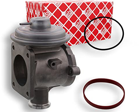 febi bilstein 48457 Abgasregelventil mit Dichtungen , 1 Stück | Kompatibel mit: BMW 1, 3, 3 Cabriolet, 3 Coupe, 3 Touring, 5, 5 Touring, 7, X3, X5, X5