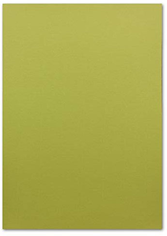 Glüxx-Agent 50 Blatt Ton-Karton DIN A4 - Farbe: Pistazie -Ton-Papier 160 g/m² gerippte Oberfläche - Ton-Zeichen-Papier Bastel-Papier Bastel-Karton