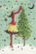 Unbekannt Adventskalenderkarten 5er Set Karten Nostalgie Grußkarten Goldprägung Kunstkarte Weihnachtskarte Adventskalender Frohe Weihnachten Nikolaus Winter