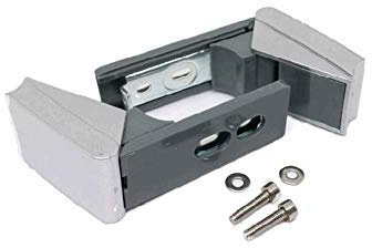 Kit de reparación bisagras tirador inoxidable frigorífico Liebherr