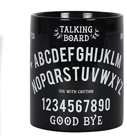 Talking Board Black Tea and Coffee Mug 8x9.5cm