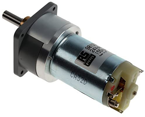 RS PRO Bürsten-Getriebemotor bis 10 Ncm 30:1, 24 V dc, Wellen-Ø 6mm, 38mm x 71.2mm